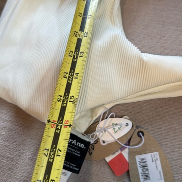 NWT Prana Women’s Sun Fun One Piece Swimsuit in Ottoman Horchata (Ivory) - Picture 5 of 11